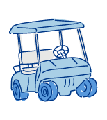New Branded Golf Cart